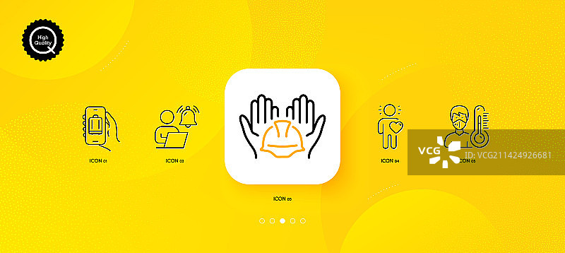 行李应用程序和建筑工人联合会温度计图片素材