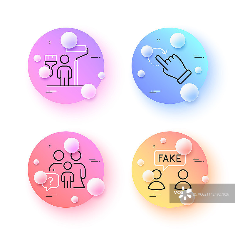 虚假信息家庭问题与画家图片素材