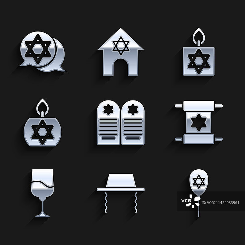 墓碑大卫之星犹太教图案图片素材