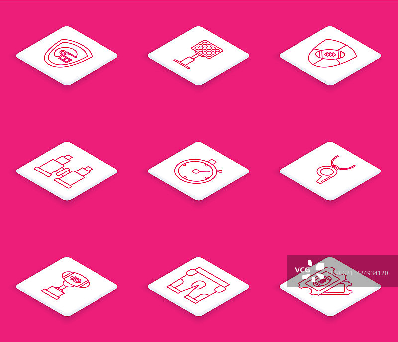 美式橄榄球头盔与盾牌素材图片素材