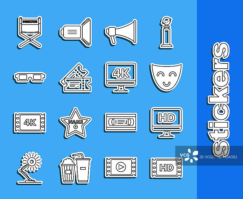 4K电影胶片电脑边框素材图片素材