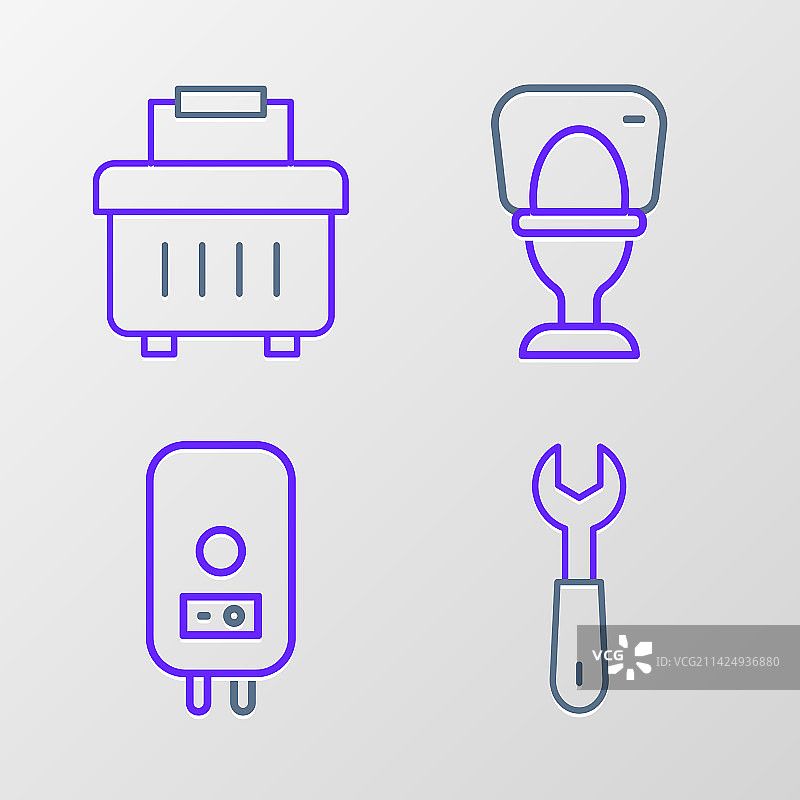 扳手、电锅炉、厕所图片素材