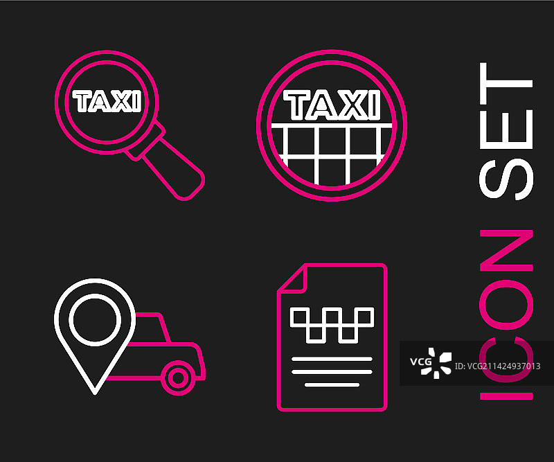 出租车司机驾照位置图片素材