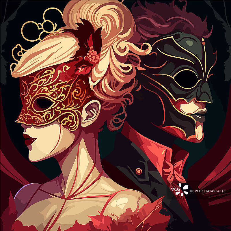 盛装打扮的虚构人物图片素材