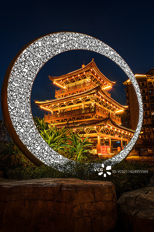 磁器口古镇图片素材