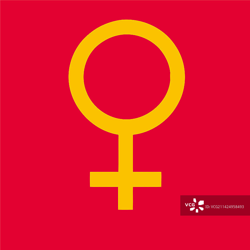 女性性别符号圆圈图片素材