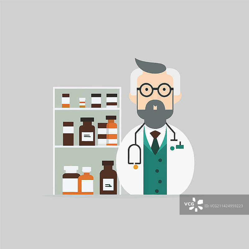 一位发型时尚的严肃成年男人图片素材