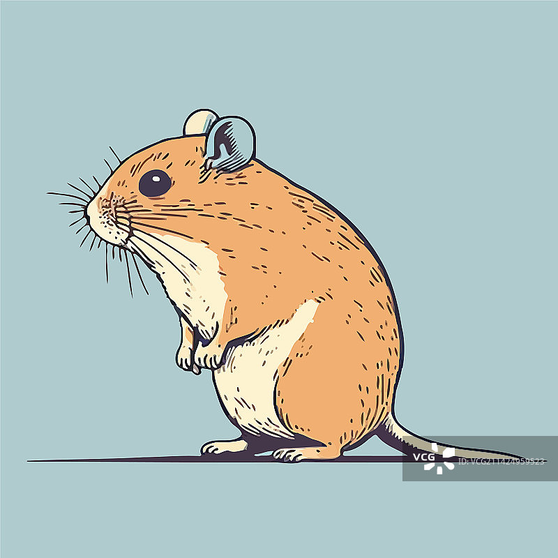小型啮齿类哺乳动物图片素材