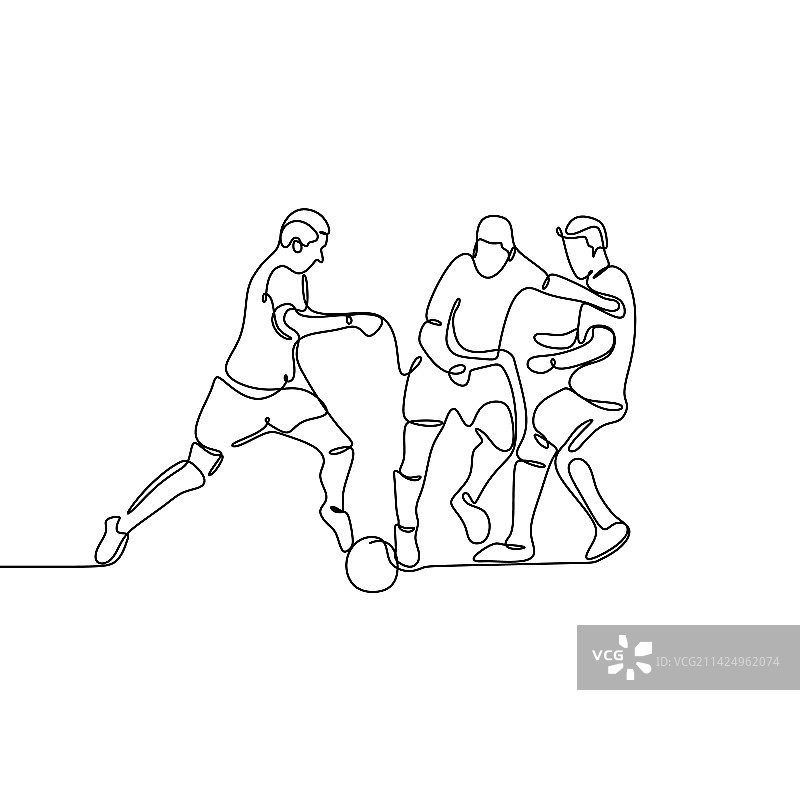 连续线条画图片素材