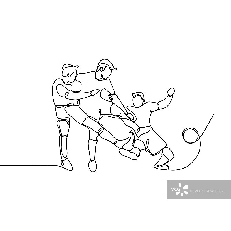 连续线条画图片素材