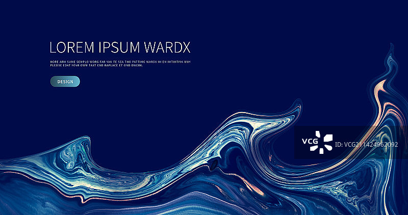 流体山脉 抽象自然艺术图片素材