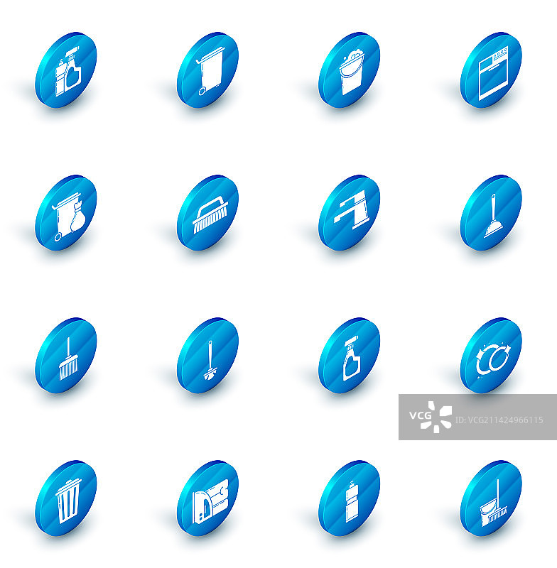 带泡沫和气泡的垃圾桶水桶图片素材