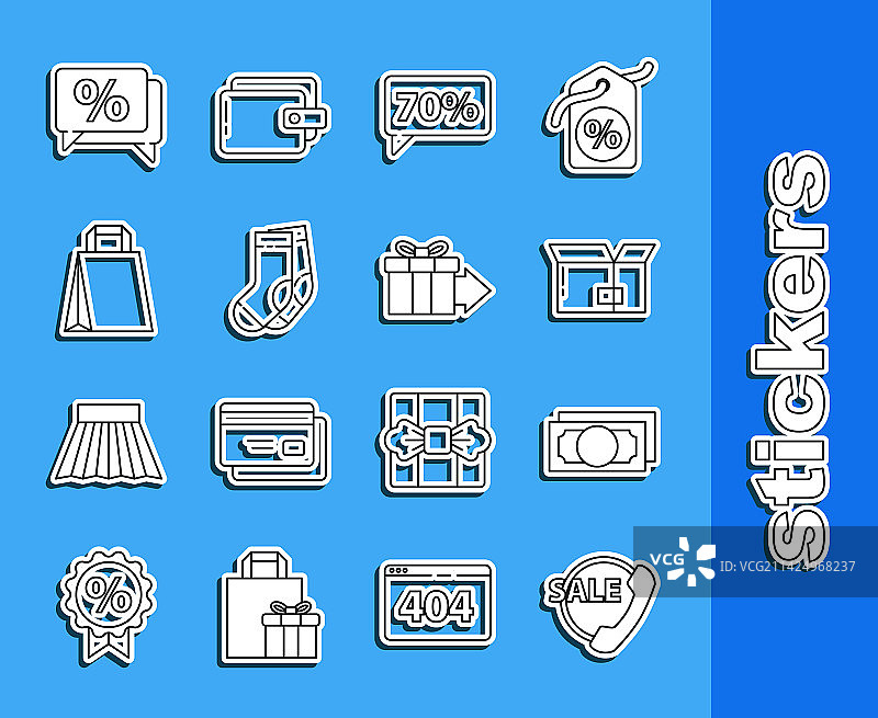 24小时支持的纸质文件电话线条设计图片素材