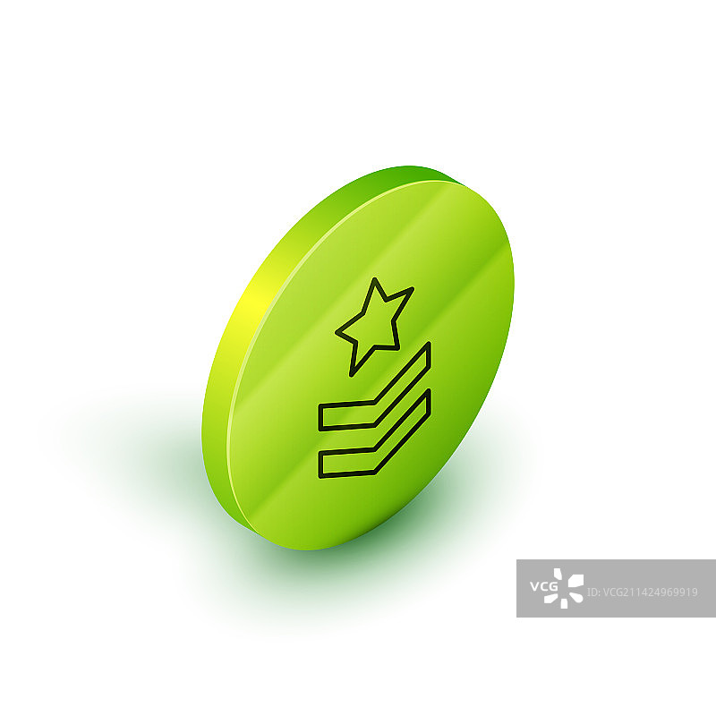 2.5D线条军衔图标图片素材