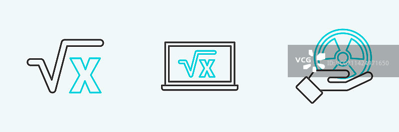 X字根符号放射性线条图标图片素材