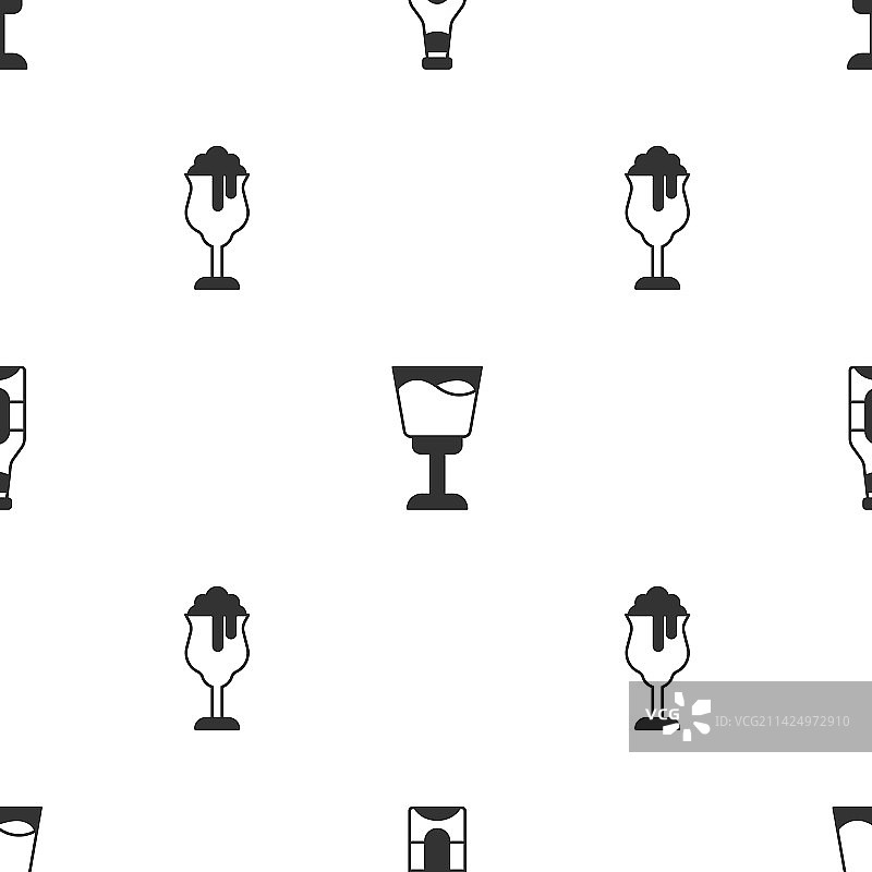 啤酒瓶、葡萄酒杯和啤酒杯图片素材