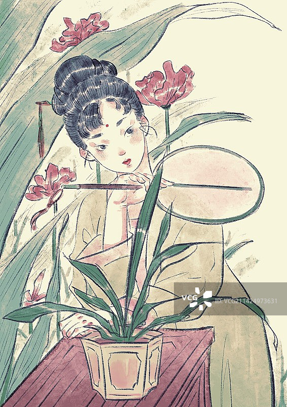 古风女性图片素材