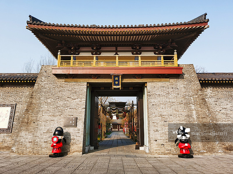 襄阳唐城影视基地·西市图片素材
