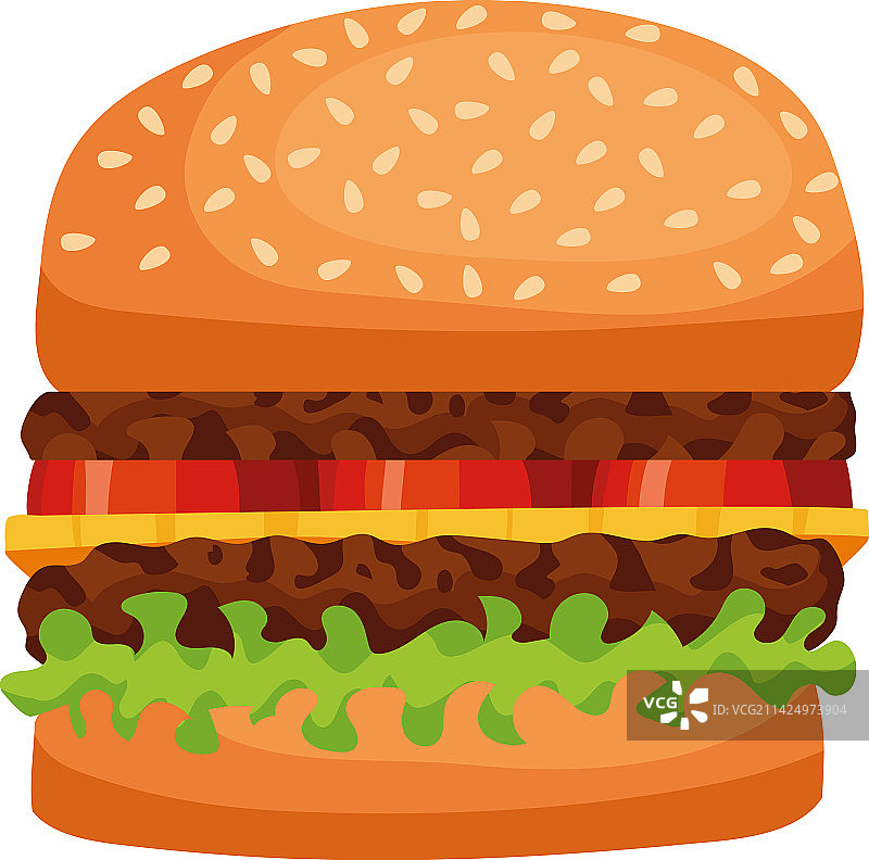 大号芝士汉堡设计图片素材