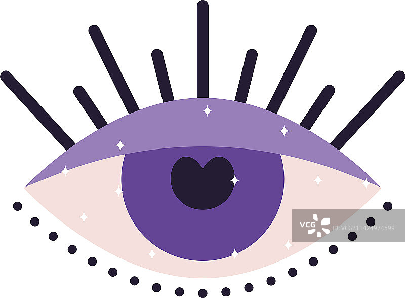 紫色眼球图片素材