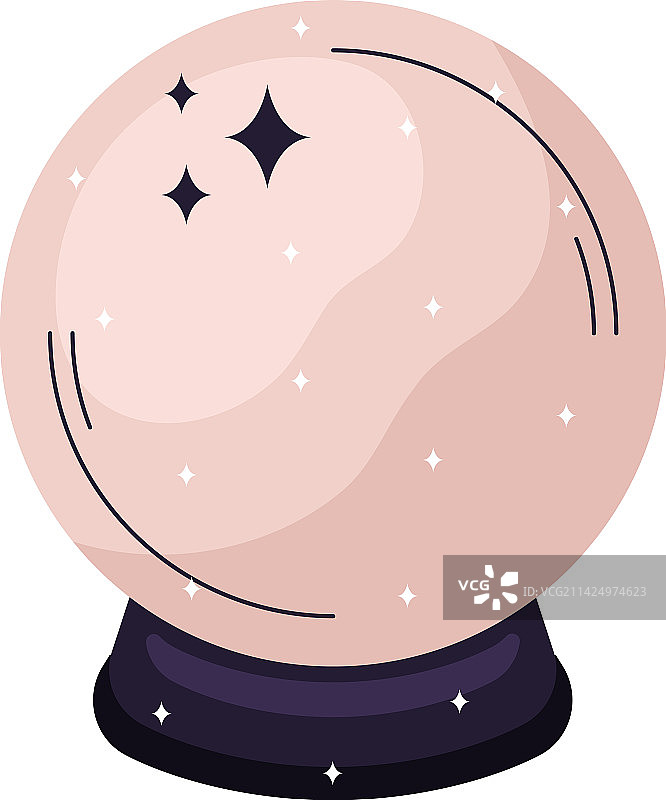 明亮的水晶球图片素材