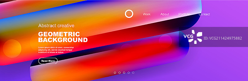 用于着陆页设计的抽象背景图片素材