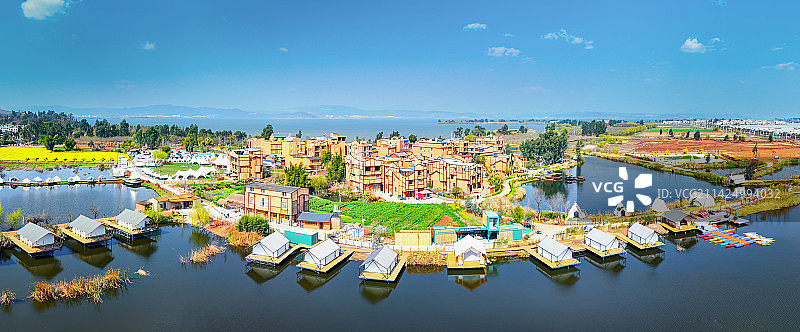 昆明晋宁小渔村图片素材