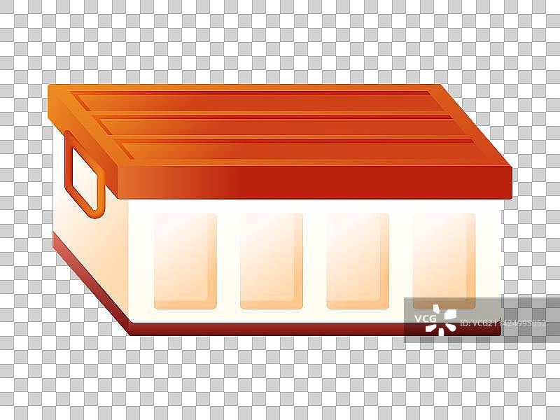 露营箱子桌子图片素材