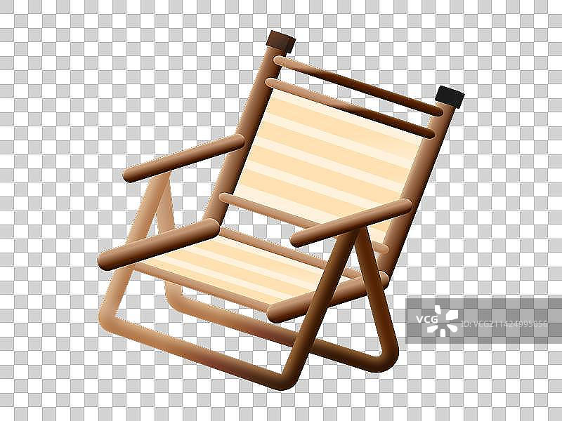 露营椅子侧面图片素材