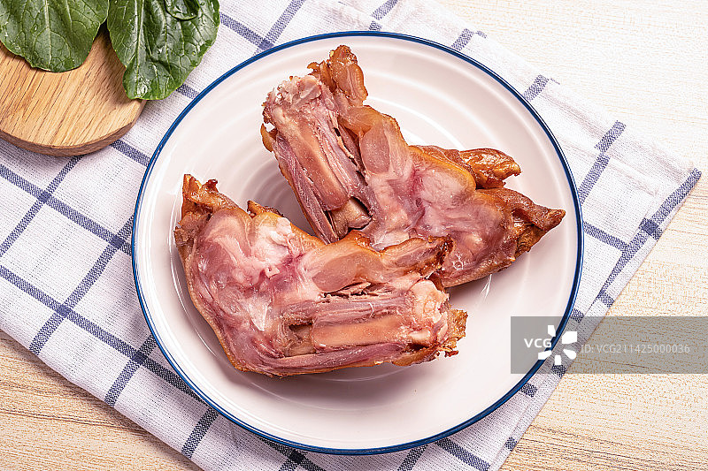 中国风味美食酱猪蹄图片素材