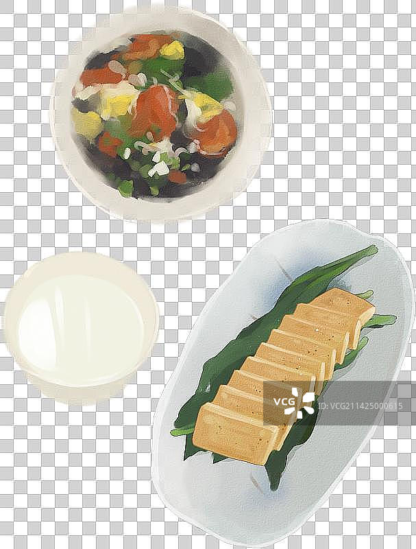手绘风格食材免扣插画图片素材