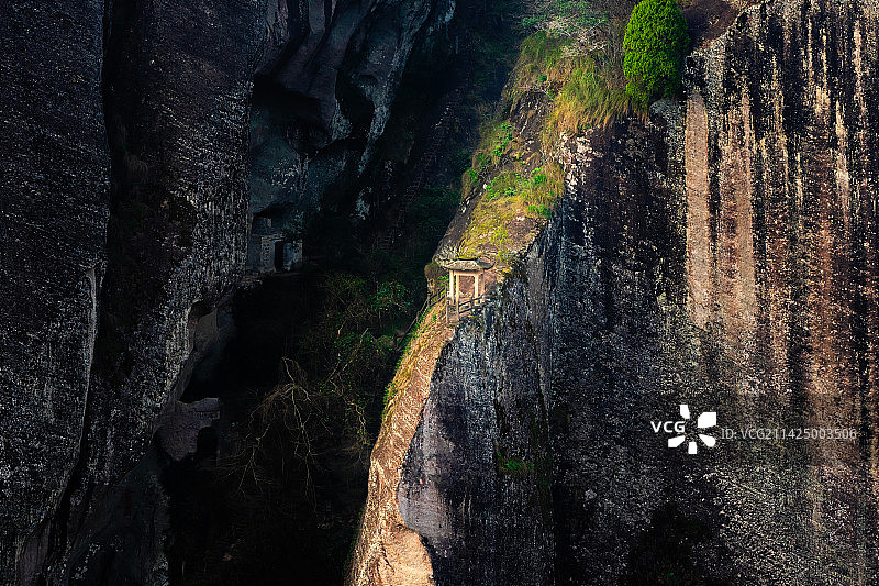 福建省南平市武夷山市武夷山国家公园天游峰景区户外风光高视角图片素材