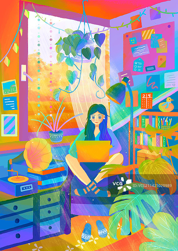 场景插画图片素材