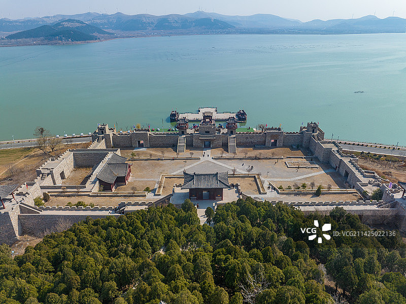泰安东平六工山水浒大寨景区图片素材