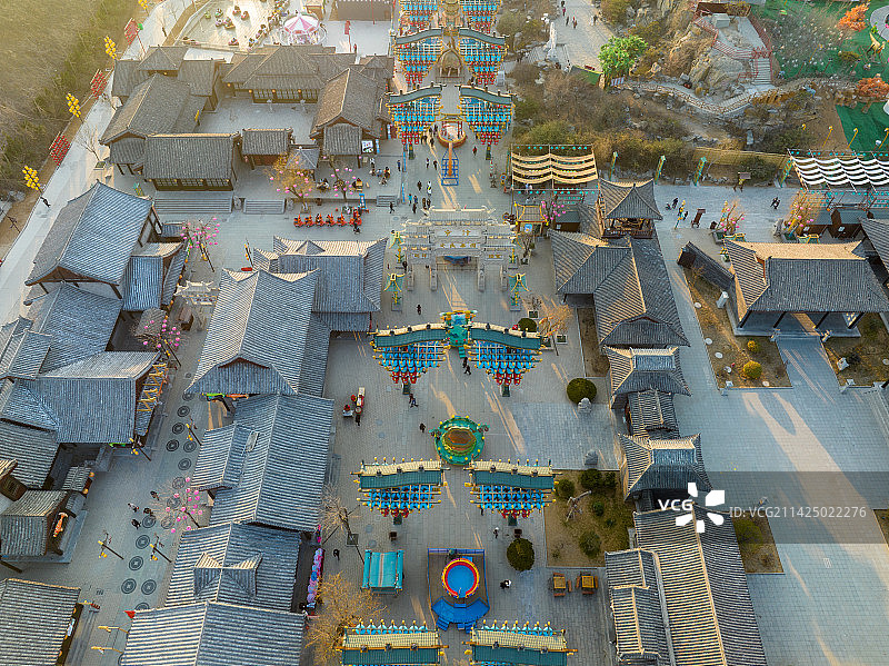 山东泰安东平大宋不夜城图片素材