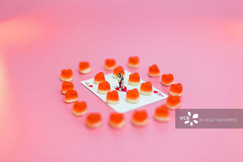 情人节主题玩偶创意图片素材