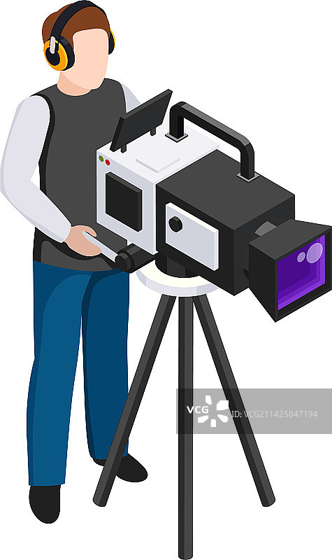 电影摄影师构图图片素材