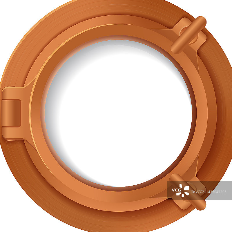 青铜舷窗写实构图图片素材