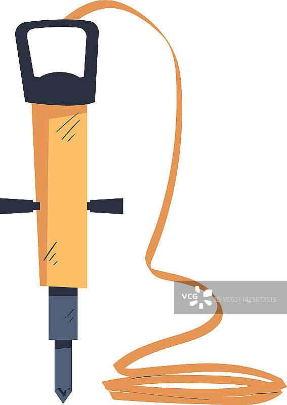 施工现场的混凝土钻孔机图片素材