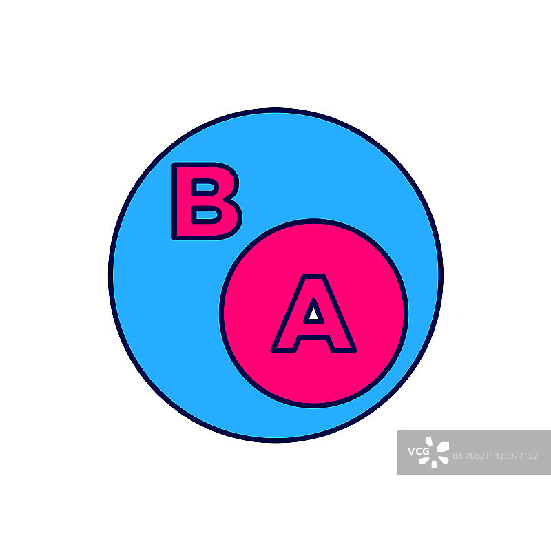 数学子集图标图片素材