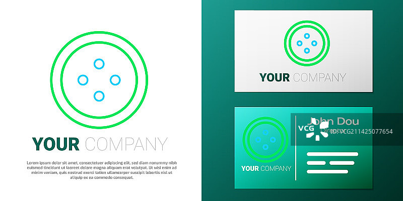 衣服纽扣缝纫线图标图片素材