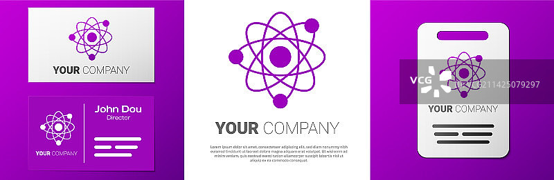 原子图标Logo图片素材