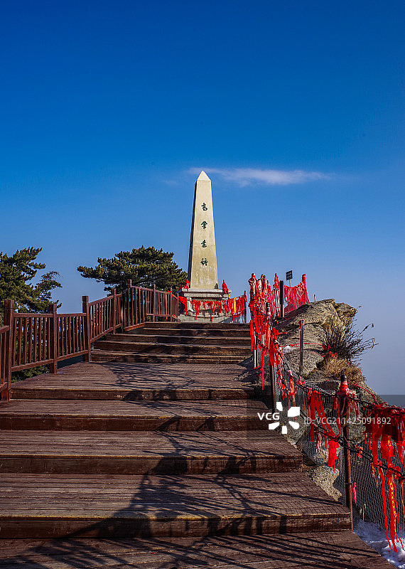 华山东峰石碑万象森罗图片素材