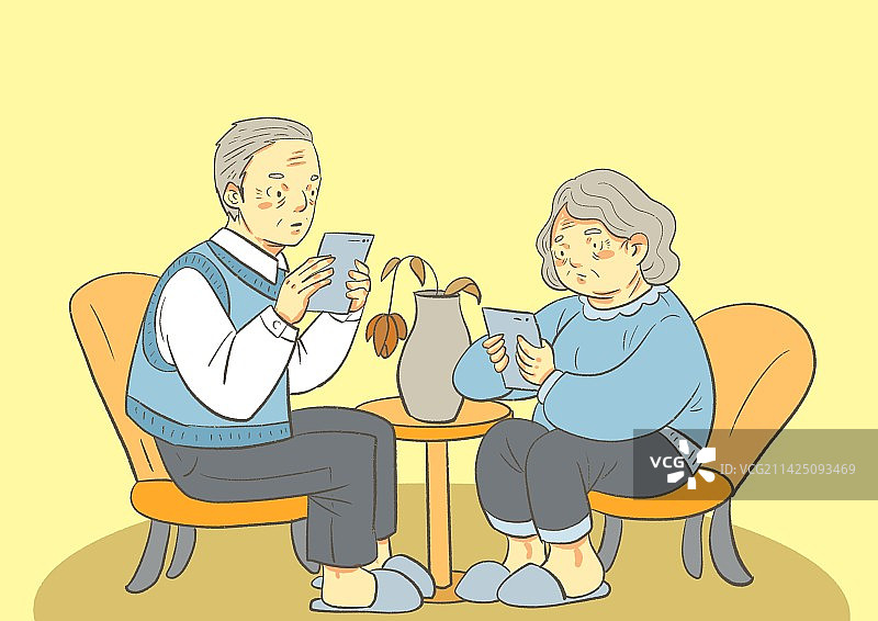 智慧养老图片素材