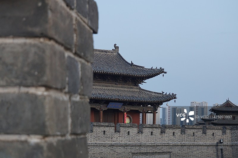 大同古城墙图片素材