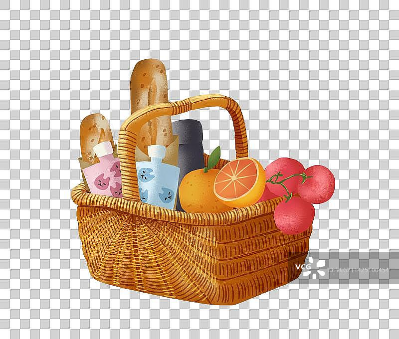 篮子美食图片素材