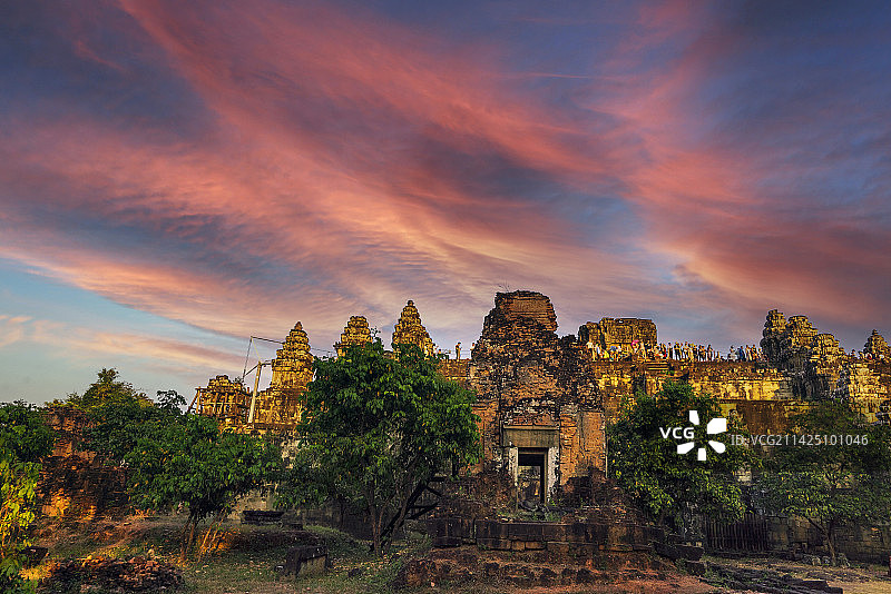 日落巴肯山图片素材