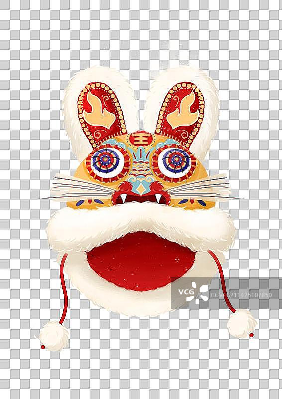 可爱喜庆虎头帽图片素材