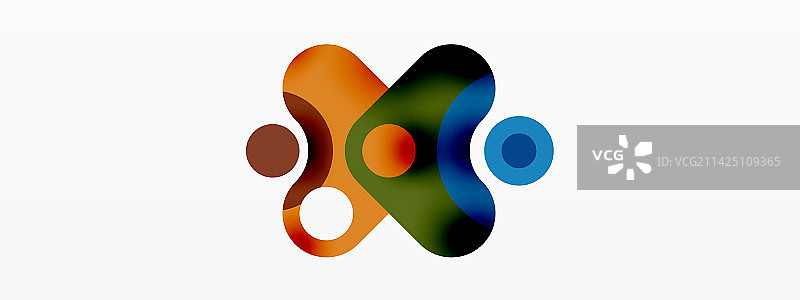 创意几何墙纸最小气泡箭头图片素材