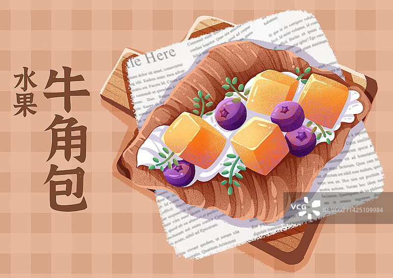 牛角包图片素材